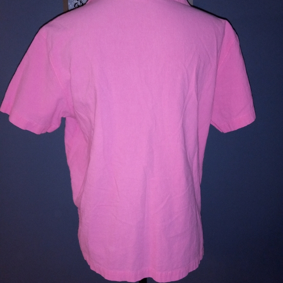 Fashion Classics Pink Flip Flop Embroidered Shirt - Picture 3 of 6